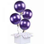 Krom Bobo Baloon Mor 18 inç