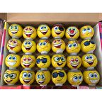 Çim Adam Sarı Bardaklı Çimoji