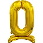 Ayakta Durabilen Gold 0 Rakam Folyo Balon
