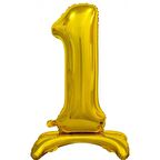 Ayakta Durabilen Gold 1 Rakam Folyo Balon