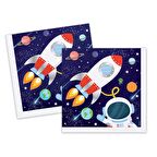Uzay Temalı Peçete 16 lı