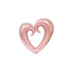 Kalp Folyo Balon Rose Gold 96/109 cm