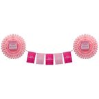 Yelpaze Süs Seti 1. Yaş Pembe