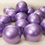 6 inç Krom Mor Lateks Balon 50 li