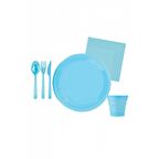 Mavi Plastik Parti Seti 25 Kişilik