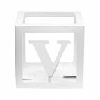 Şeffaf Kutu Harf Beyaz V