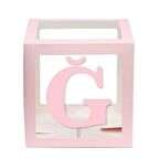 Şeffaf Kutu Harf Pembe Ğ