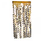 Metalize İçi Boş Kalpli Gold Arka Fon Süs