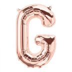 G Harfi Rose Gold Folyo Balon 34 inç 80 cm