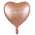 Bride Baskılı Kalp Folyo Balon Rose Gold 18 inç