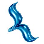 Deniz Kızı Kuyruk Folyo Balon Mavi