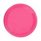Fuşya Plastik Tabak 22 cm