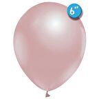 100 lü Balon Metalik Gül Kurusu 6 inc