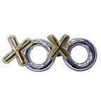 Xoxo Yazılı Yılbaşı Partisi Gözlüğü Gümüş Renk 