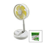Masa Üstü Vantilatör Usb Şarjıl Katlanır Fan=13.6cm - Uzayan Ayak=11-16cm 180 Derece Telefonluklu Gs-275 