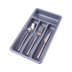 GRİ - 4 BÖLMELİ ÇEKMECE İÇİ KAŞIKLIK 