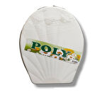 Beyaz Sert Klozet Kapak Büyük 36.5 X 42.5 Cm 