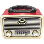 BT USB İBRELİ ŞARJLI RADYO 