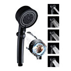 Duş Başlığı Pervaneli Serinletici Tasarım 5 Modlu 