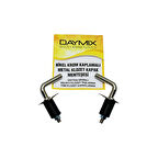 ÜSTTEN SIKMALI METAL KLOZET KAPAK MENTEŞESİ VİDASI NİKEL KROM KAPLAMALI 