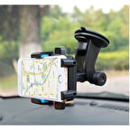 Araç İçi Cam Ve Torpido Vantuzlu Telefon Tutucu 