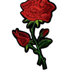 Aplike Ütü İle Yapışan Gül Büyük Arma 15x5 Cm