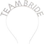 Gümüş Kaplama Kristal Taşlı Team Bride Taç