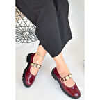 Okira Bordo Rugan Oxford Ayakkabı - Lisinya