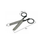 Özel El Yapımı Dövme Lokum Makası 23 Cm ( Lisinya )