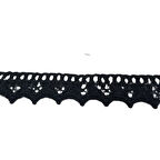 Kopanaki Dantel En 1,5 Cm Siyah 1 Metre
