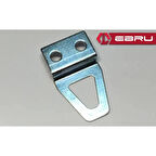 Bombeli Üçgen Eğik, Eğri Çerçeve Askısı - 25 Adet ( Lisinya )