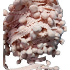 Sıralı Ponpon 1 Metre Somon