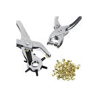 Kemer Delme Ve Perçin Pensesi Ikli Set Deri Plastik Delici ( Lisinya )