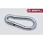 Yaylı Karabina, Çengel, Kanca 12mm - 10 Adet ( Lisinya )