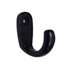 Büyük Tekli Fincan Askı, Dekor Askısı - Siyah, 100 Adet, 12x23x30 Mm ( Lisinya )