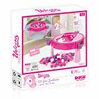 2572 UNICORN 100 PCS BLOKLU AKTIVITE MASASI MONTAJ