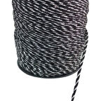 Bileklik İpi, Hediye Paketleme İpi, Şans, Bereket, Aşk, Şifa, Güç 10 Mm Pamuk  10 Metre Siyah