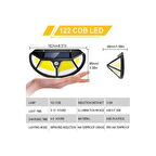 Fonksiyonel Sensörlü 122 Ledli Solar Bahçe Lambası