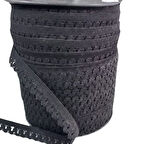 Çamaşır Askısı Şerit En 1 Cm Siyah 1 Metre