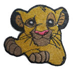 Aplike Ütü İle Yapışan Küçük Kaplan Arma 3x4 Cm