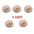 5 Adet 3 Metre Yapışkanlı Kapı Bandı Isı Yalıtım Süngeri ( Lisinya )