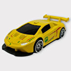 Metal Mini Arabalar  8 cm - Sarı - 1 (Lisinya)