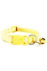 Pati Desen Kedi ve Köpek Boyun Tasması - Sarı