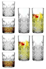 Paşabahçe timeless 8 li viski kokteyl bardak - keyf bardağı seti 52790-52800