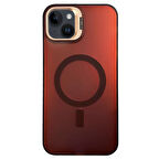 Mkorayavm Apple iPhone 13 Uyumlu Standlı Kamera Korumalı Magsafe Kapak