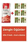 Yetişkin Mini Irk Köpek Maması 2.5 Kg + Tavuk Etli Fresh X 6