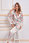 5654 Saten Pijama Takımı