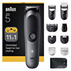 Braun Hepsi Bir Arada Series 5, 11’i 1 arada Tıraş Kiti, Keskin Bıçak, Vücut Tıraşı AIO5560