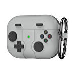 CaseOnn Samsung Galaxy Buds 3 Pro Kılıf Retro GamePad Gri
