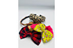 Renkli Desenli Taç Toka Bandana Set